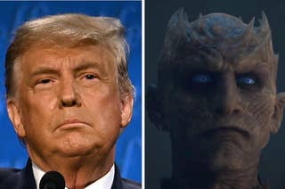 Donald Trump and Night King from Game of Thrones