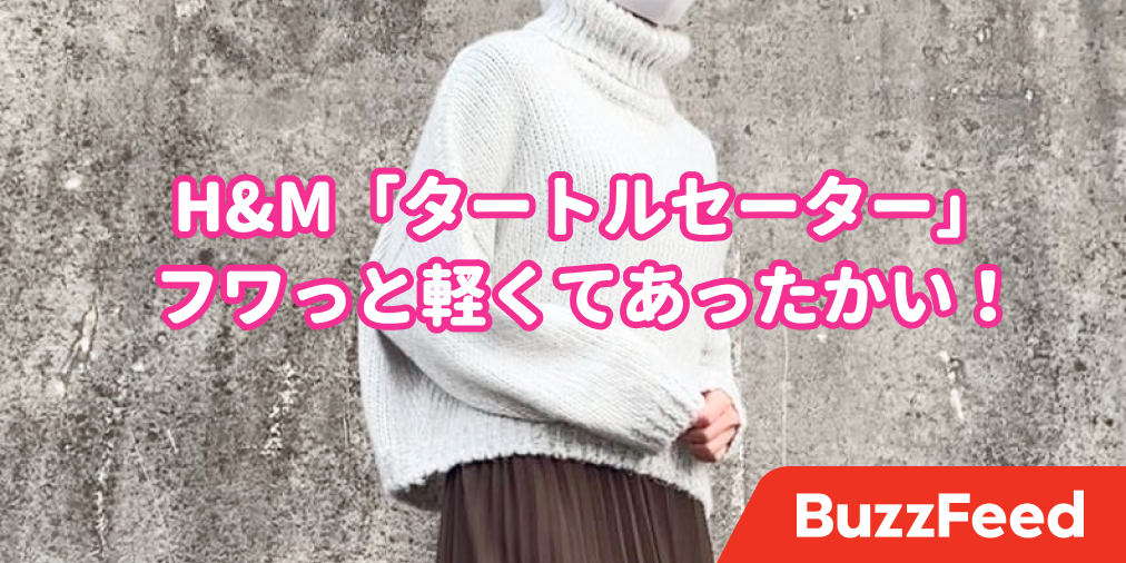 これ マフラー要らないわ H Amp Mで2999円の タートルニット 真冬も乗り切れる暖かさだった これ マフラー要らないわ H Amp Mで2999円の タートルニット 真冬も乗り切れる暖かさだった