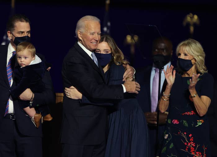 The first family on stage