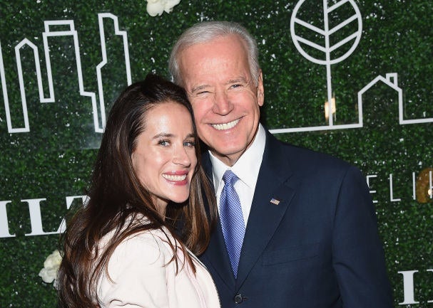 Ashley Biden and Joe Biden