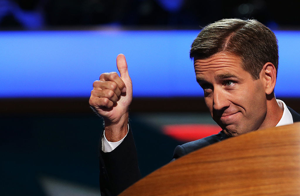 Beau Biden giving a thumbs up