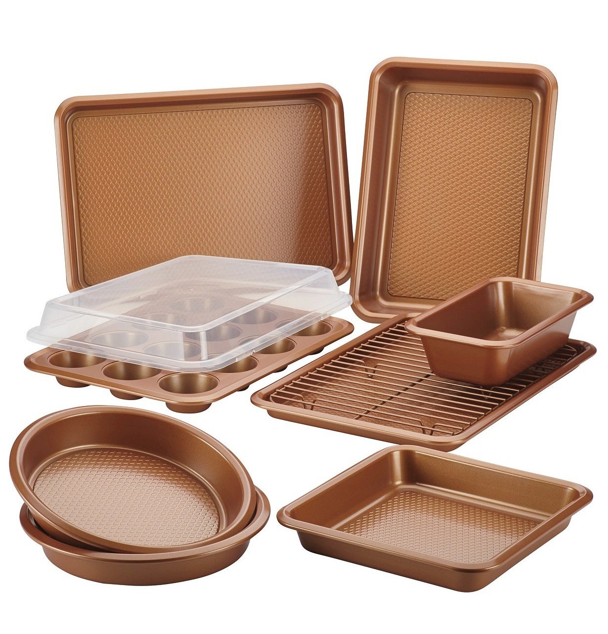 the full Ayesha Curry 10 piece bakeware set