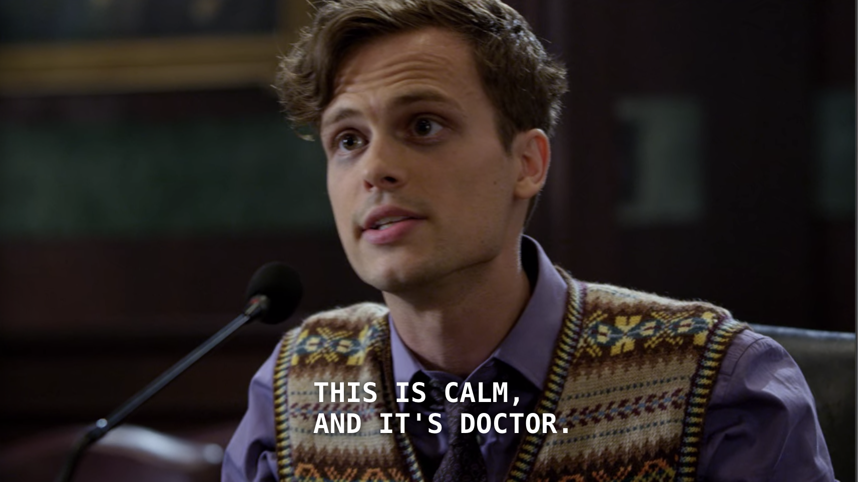 Spencer Reid getting investigated. 