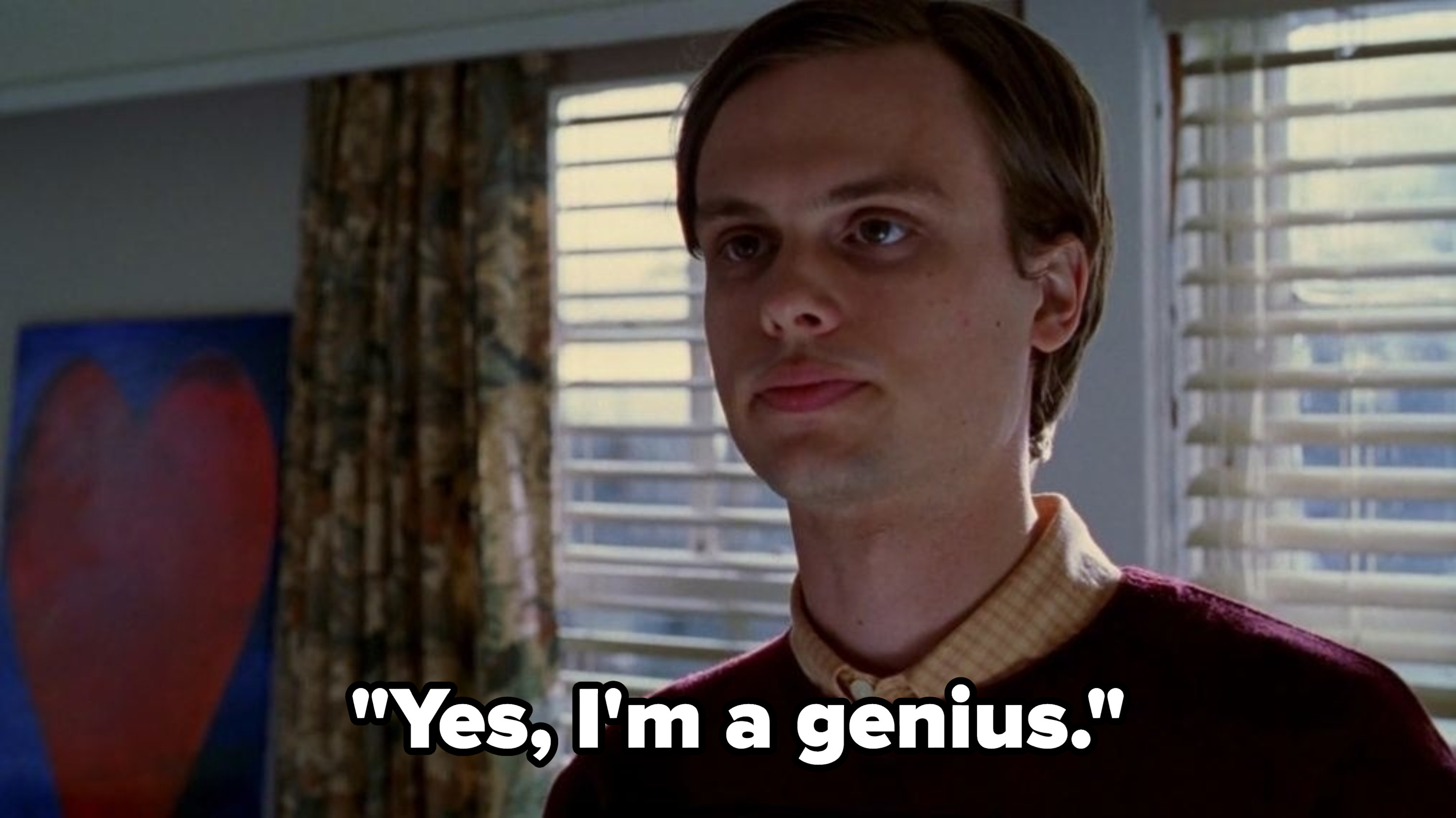 Spencer saying that he&#x27;s a genius. 