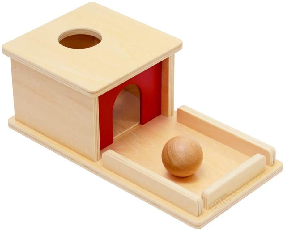 Montessori object permanence box