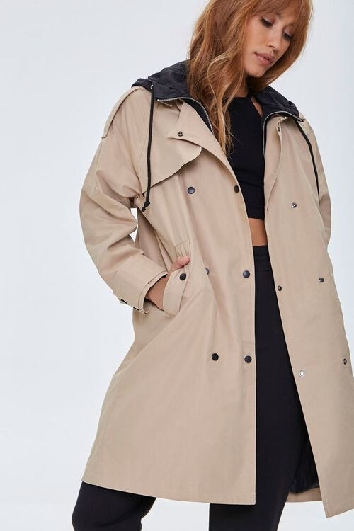 Forever21 Double-breasted combo coat