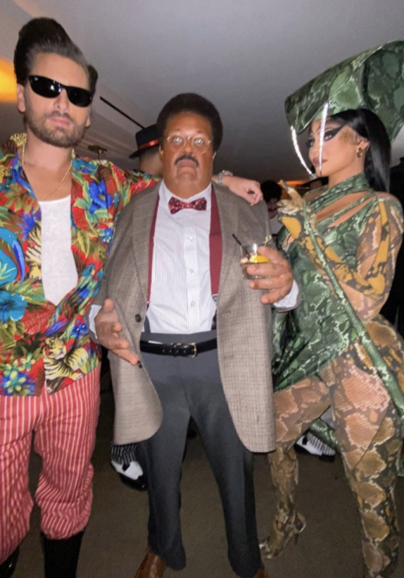 Kylie Jenner, Scott Dissick, and The Weeknd partying