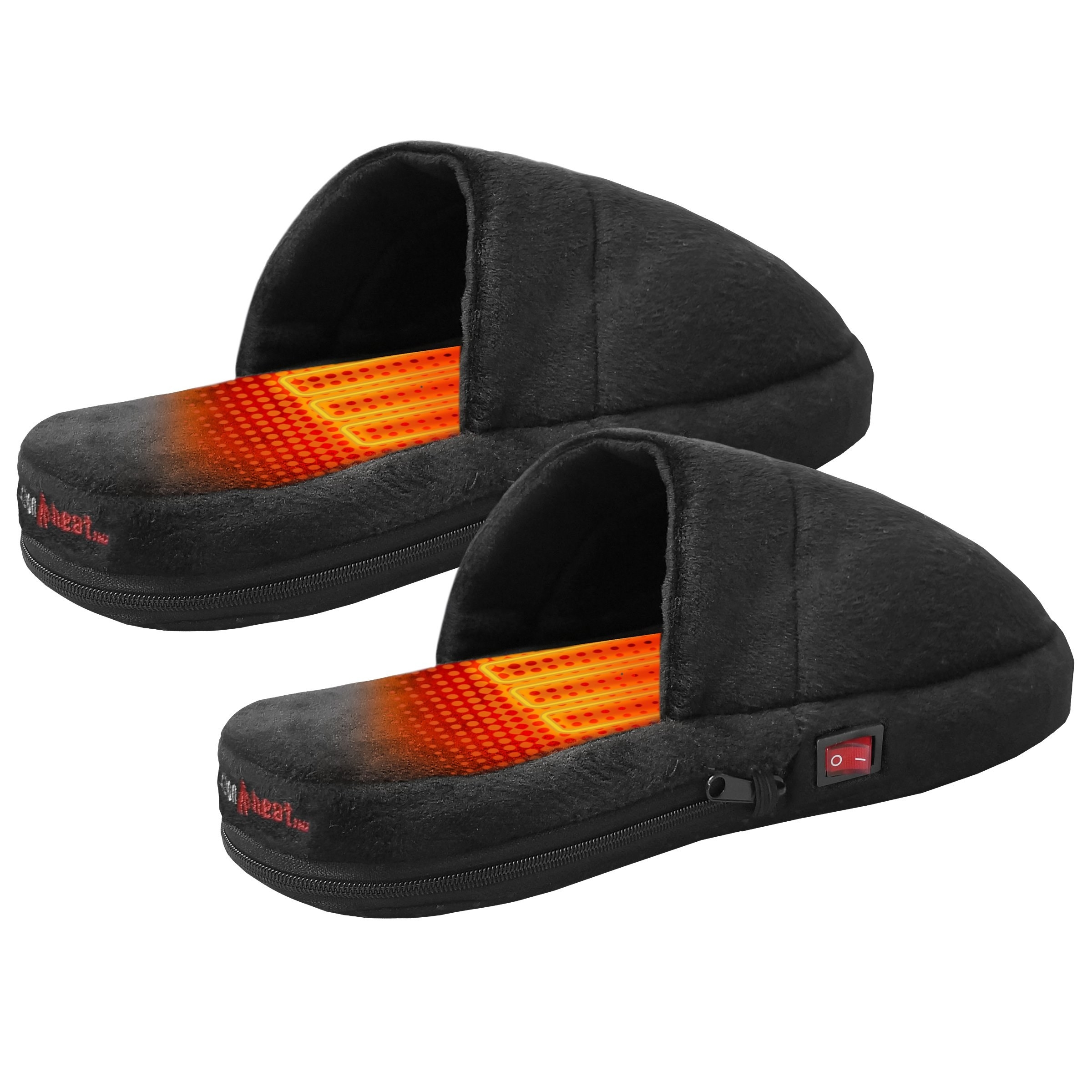 Heated slippers