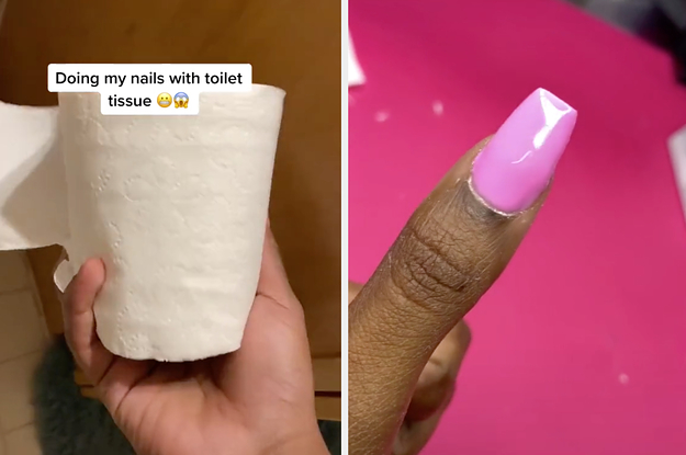 This Woman Is Going Viral For Her Nail Hacks With Random Objects, And The Results Are Mind-Blowing