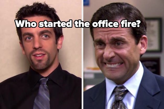 who started the office fire? over ryan and michael's pictures
