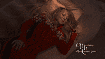 Mariah Carey sleeping