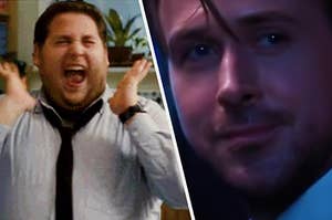 Jonah Hill freaks out over Ryan Gosling in La La Land