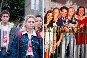 side by side images of Derry Girls and Heartbreak High