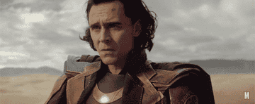 Loki wakes up in a dessert surrounded by confused-looking strangers.