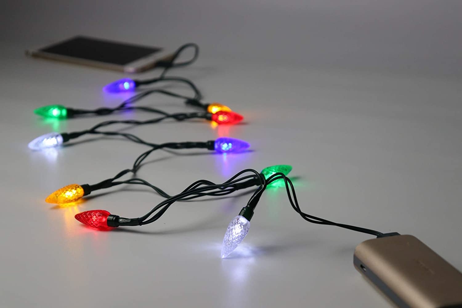string light charging cable