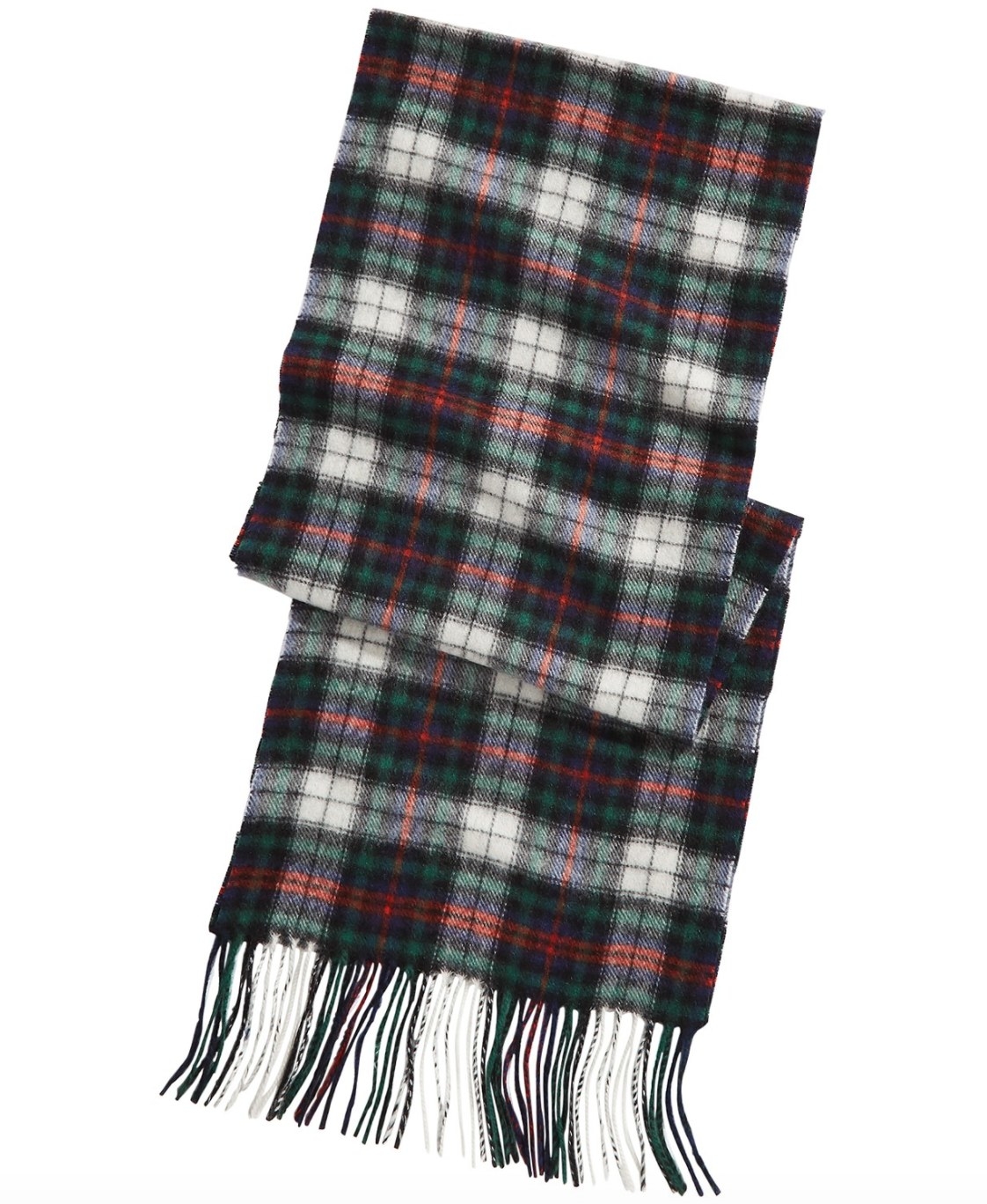 A plaid scarf