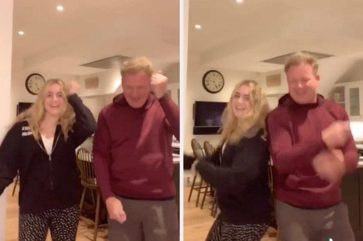 Gordon and Tilly Ramsay do the viral &quot;Say So&quot; dance