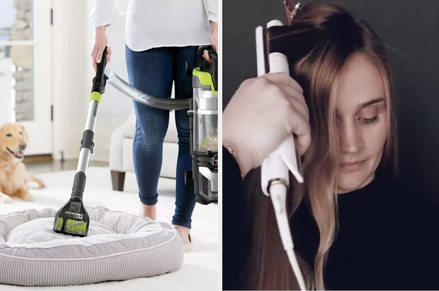 vacuum and hair curler