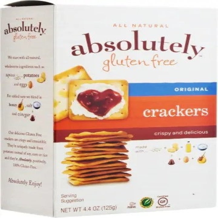 absolutely gluten free original flavor crackers box