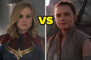Captain Marvel and Rey