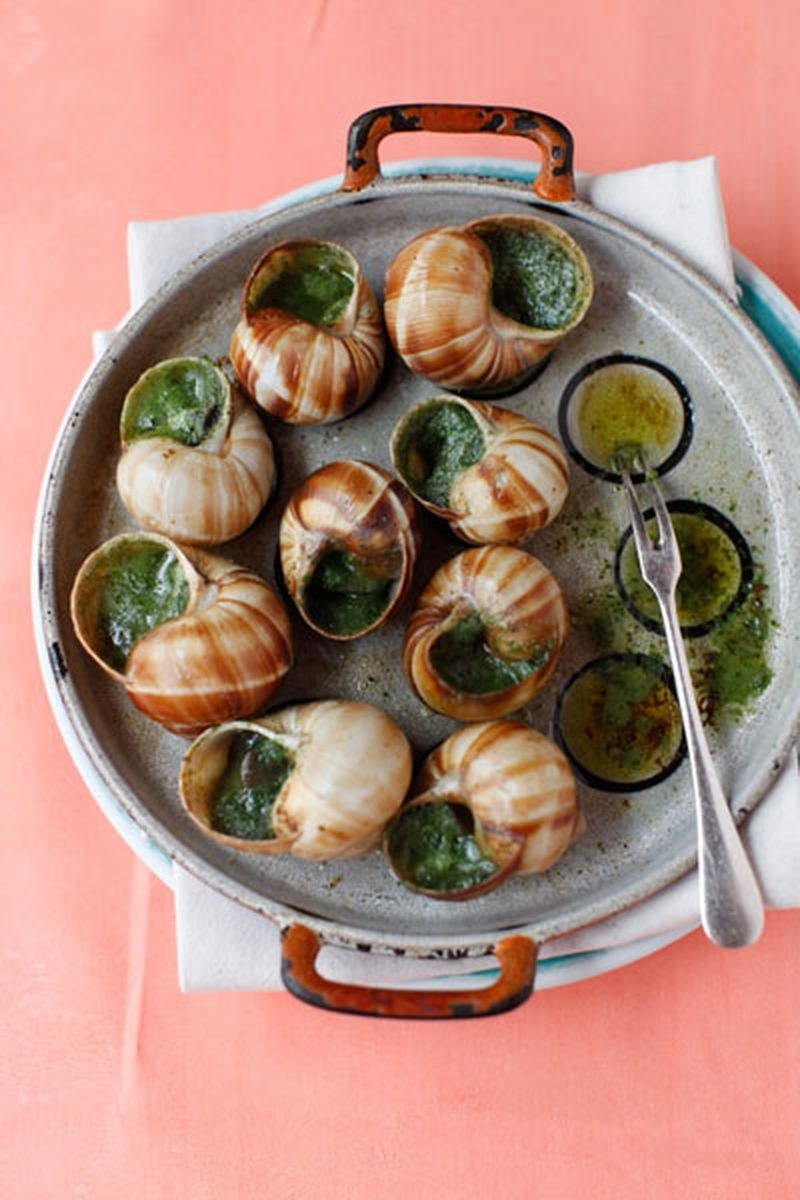 Garlic and parsley snails 