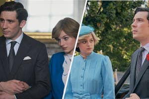 Princes Charles and Princess Diana from The Crown