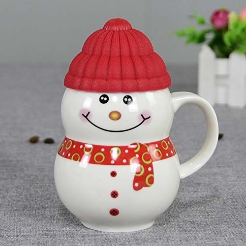 A snowman mug