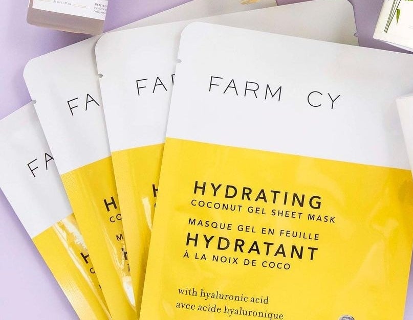 Four packets of hydrating sheet masks