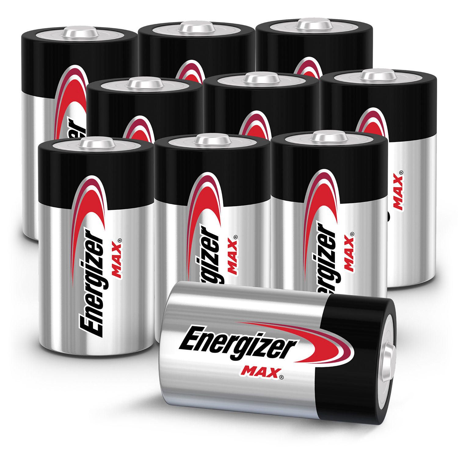 Ten batteries