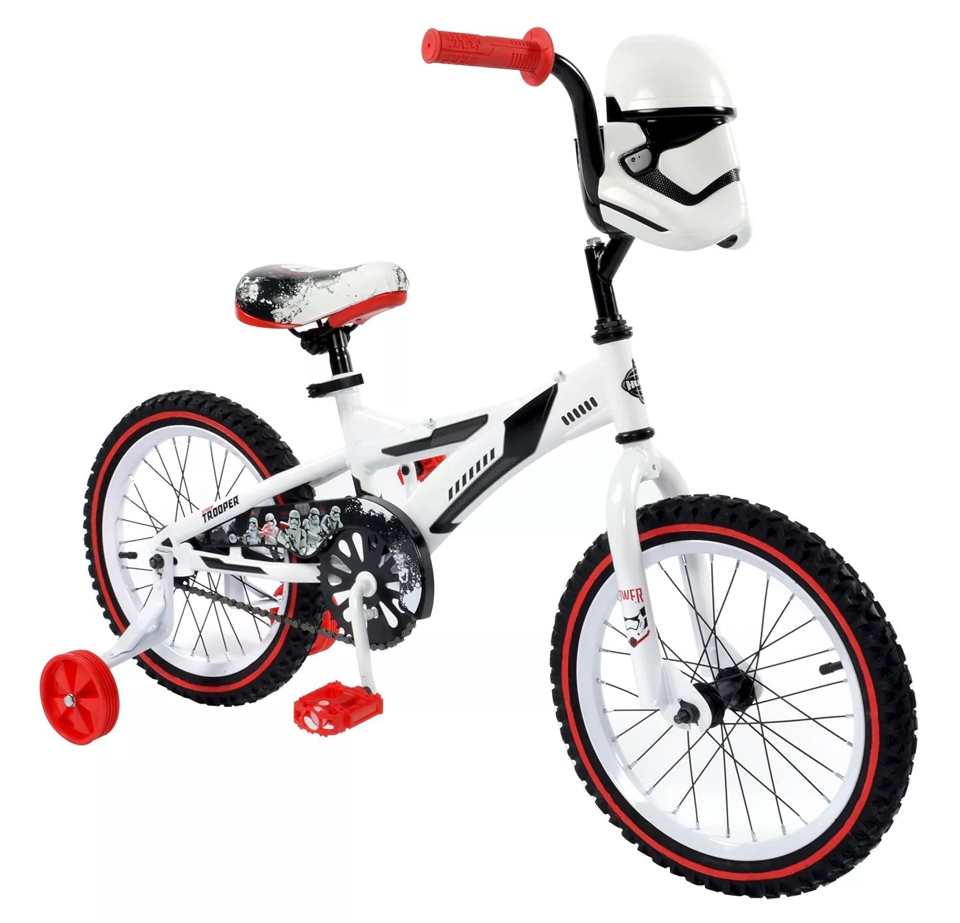 The Stormtrooper bike with training wheels