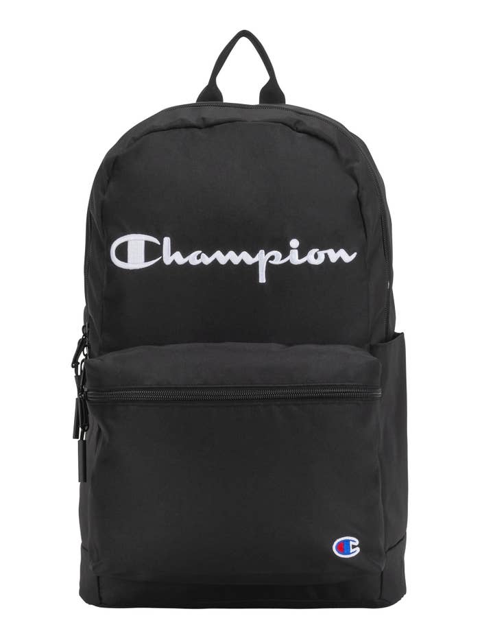 The black logo backpack