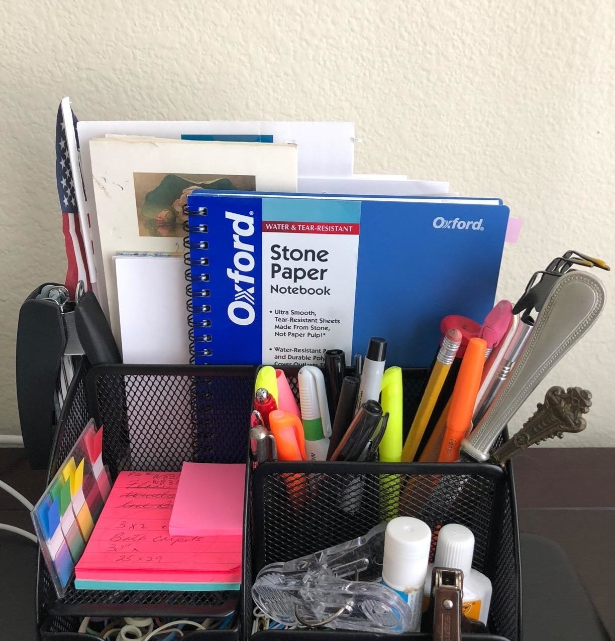 reviewer image of the mindspace desk organizer on a customer&#x27;s desk