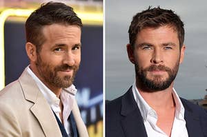 Ryan Reynolds and Chris Hemsworth