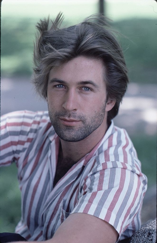 Alec Baldwin during a break from shooting his television series &#x27;Knots Landing&#x27;