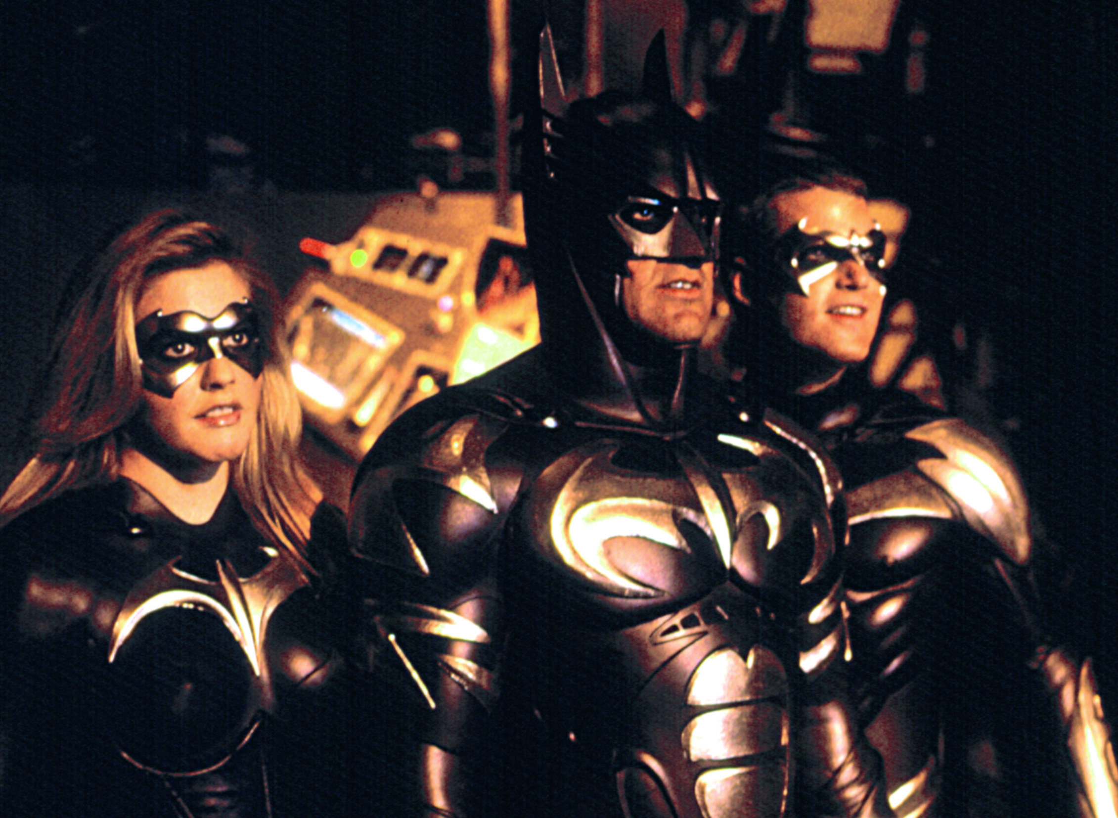 BATMAN AND ROBIN, Alicia Silverstone, George Clooney, Chris O&#x27;Donnell, 1997