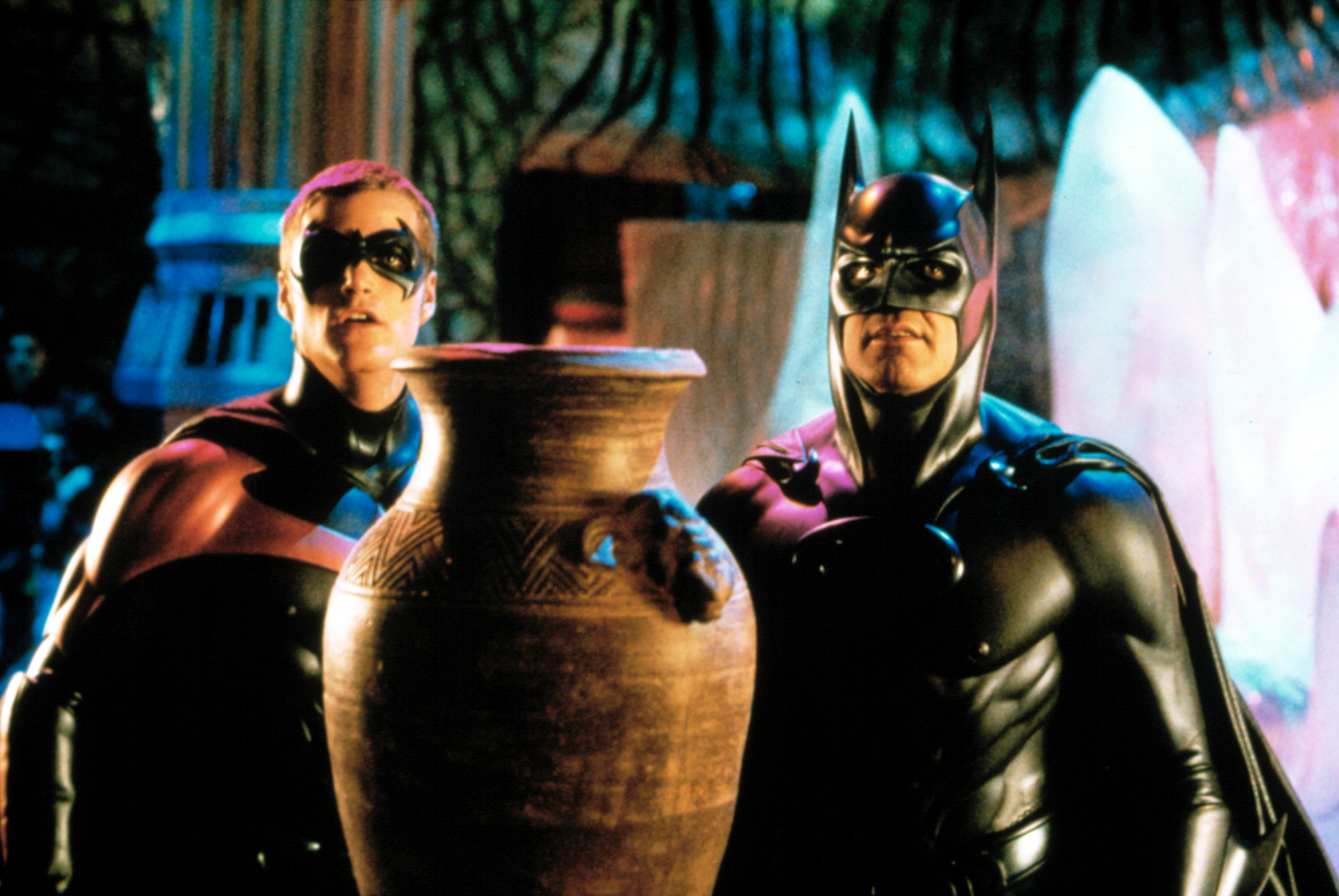 BATMAN AND ROBIN, Chris O&#x27;Donnell, George Clooney, 1997