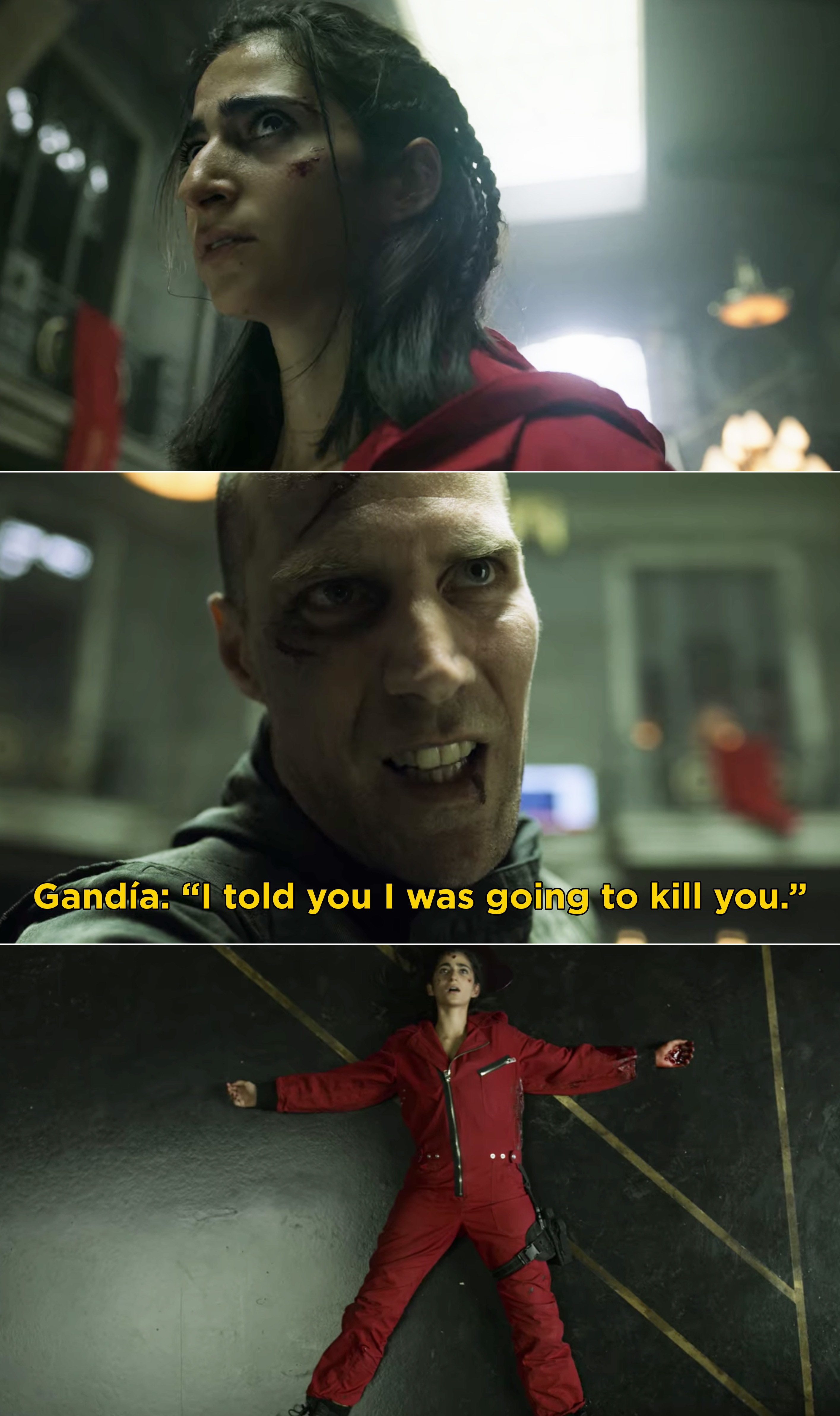 Gandia saying, &quot;I told you I was going to kill you&quot; and then shooting Nairobi