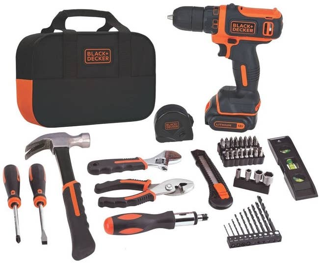 the full black & decker home tool kit