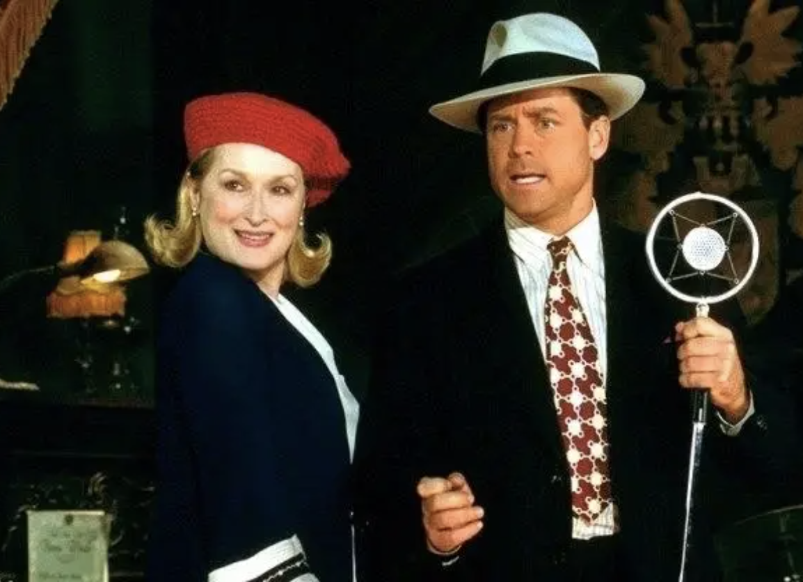 Meryl Streep and Greg Kinnear dressed in 1920s&#x27; era clothes