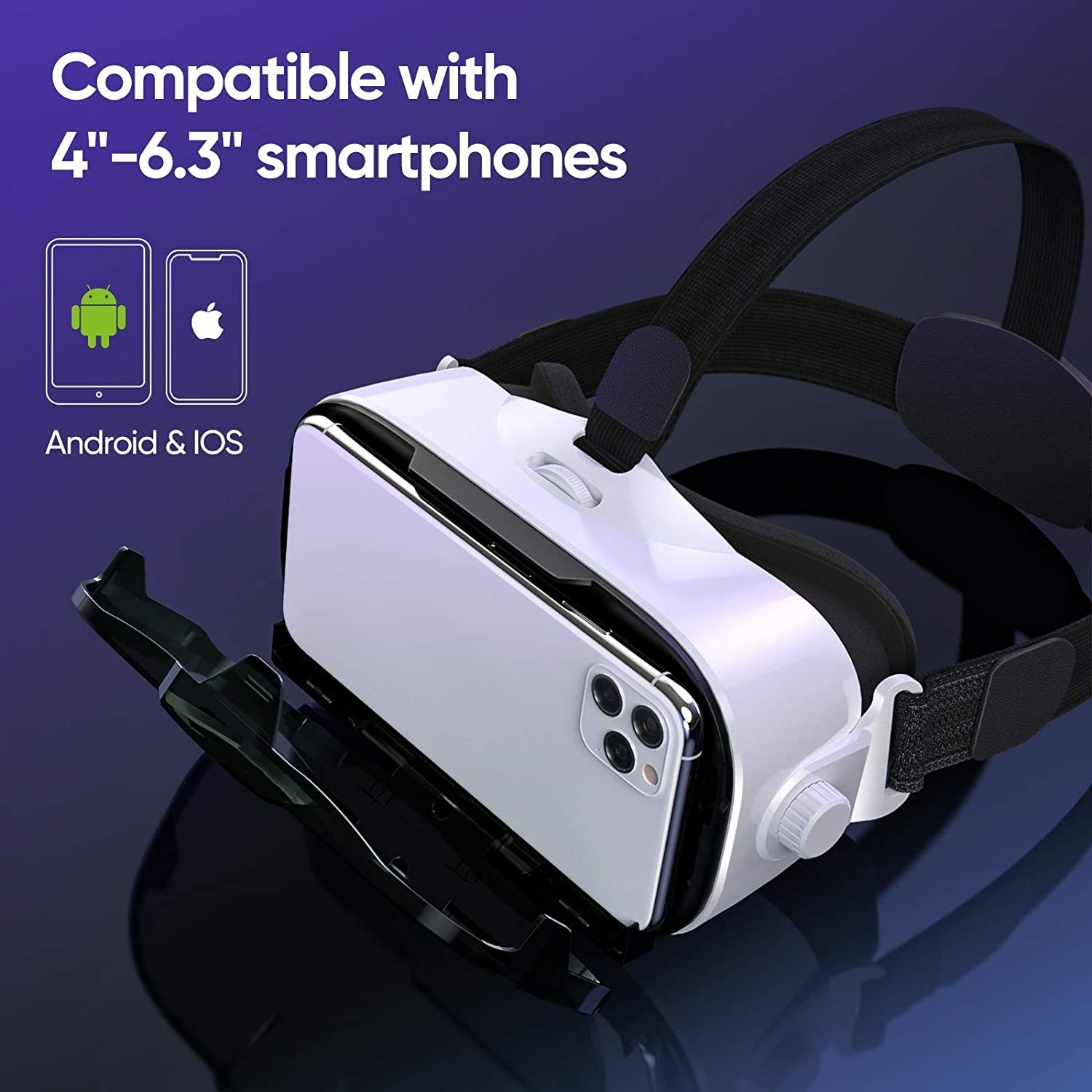 the VR headset