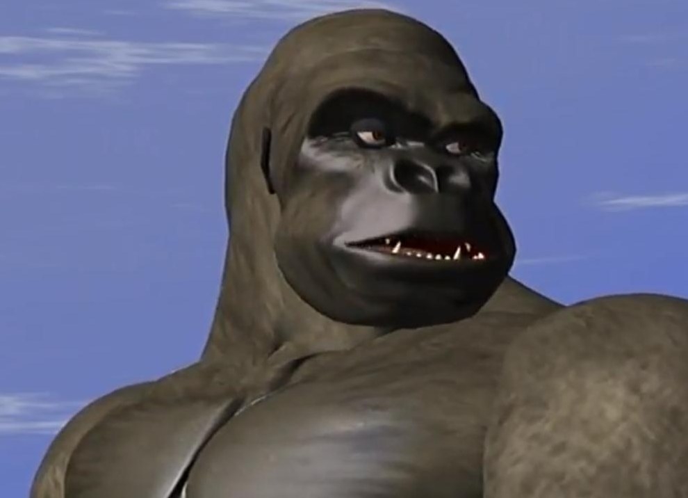 Optimus Primal looking to his right