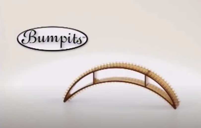 A screenshot of a Bumpit from the commercial 