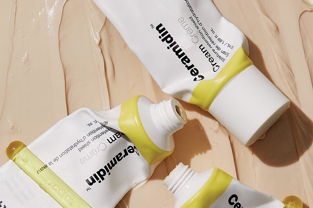Lifestyle image showing opened tubes of the cream
