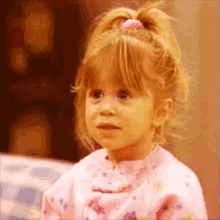 Michelle Tanner blowing a kiss 