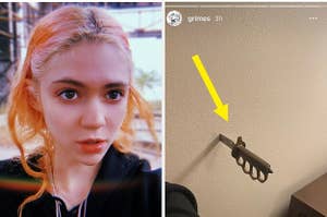 grimes and a knife in the wall