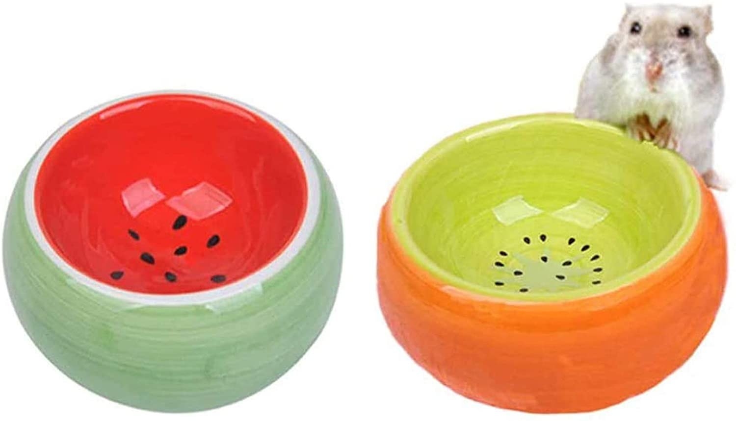 A watermelon and kiwi shaped bowl 