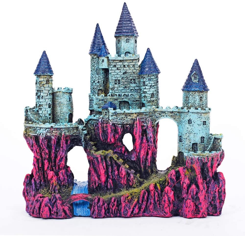 The blue and pink castle 