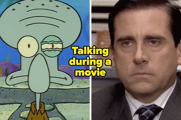 Squidward's eye twitches in the show 