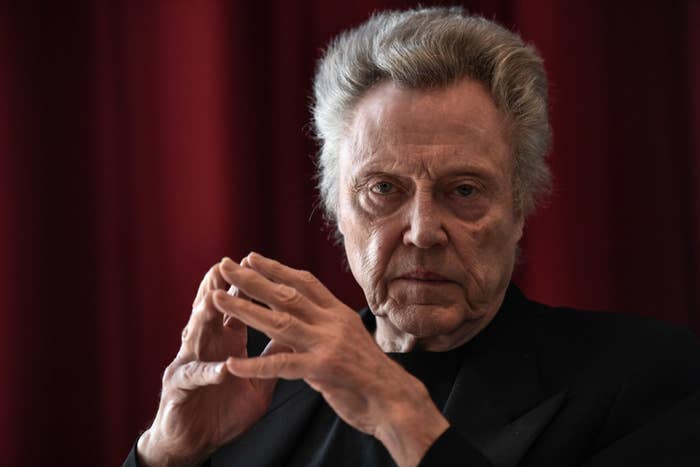 Christopher Walken poses during a photo session.