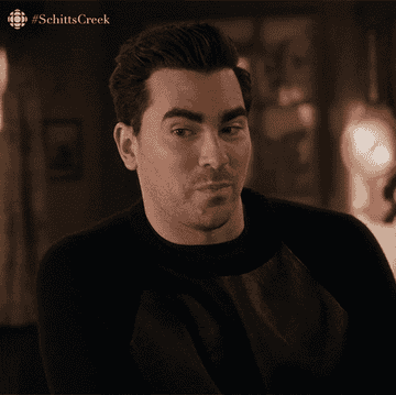 gif of David from &quot;schitts creek&quot; saying, &quot;I wish I was joking&quot;